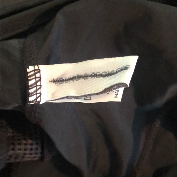 NWOT Young & Reckless black mesh one piece swim - Picture 5 of 7